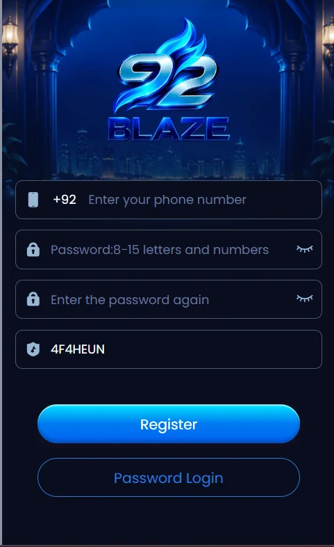 92 blaze login
